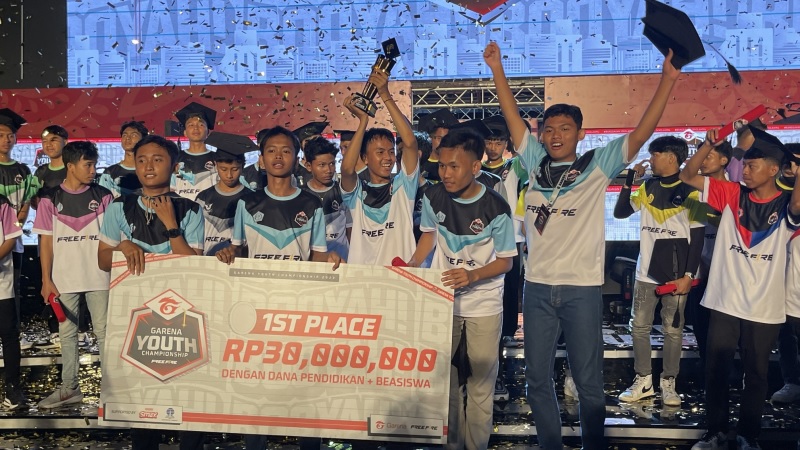 Berkat Doa Orang Tua, SMK Texar Klari Jadi Juara GYC 2023 Free Fire