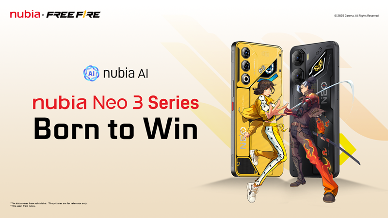 nubia Neo 3 series Resmi Jadi  Official Co-Branded Gaming Smartphone untuk Garena Free Fire