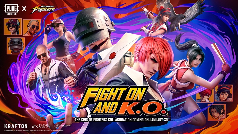 Cara Mendapatkan Skin Kolaborasi PUBG MOBILE x Kings of Fighter!