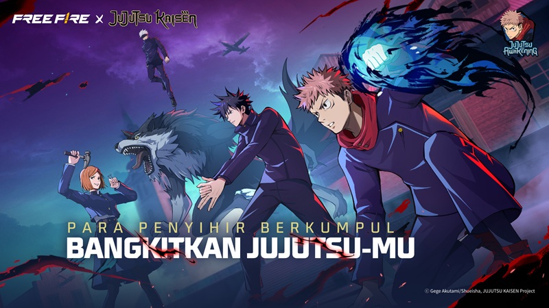 Free Fire x Jujutsu Kaisen Resmi Hadirkan Event “Kebangkitan Jujutsu” Mulai 14 Januari 2026