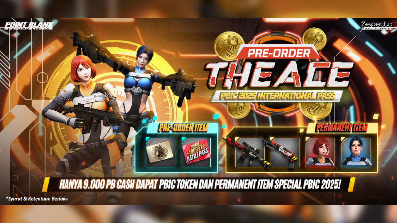 Sambut PBIC 2025 dengan Battle Pass The ACE, Hanya 9.000 PB Cash!
