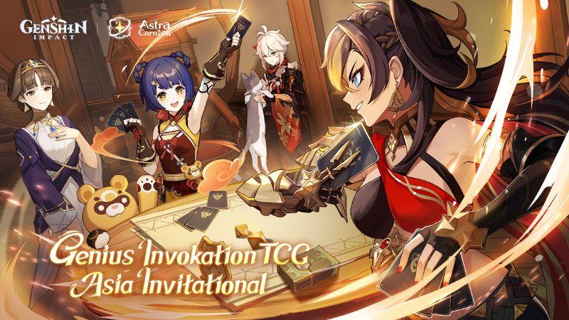 Tonton Turnamen Undangan Genius Invokation TCG Genshin Impact Pertama di Asia Pada Tanggal 11- 21 Januari