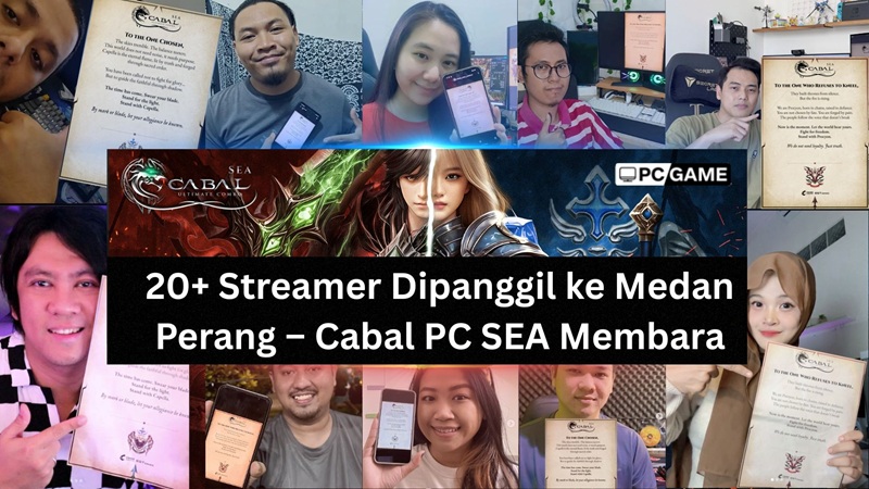 Lebih dari 20 Streamer Bergabung dalam Call to Arms Challenge: Perang PvP Epik dalam Cabal PC SEA!