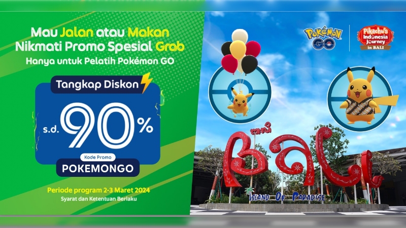Pokemon GO Kolaborasi & Grab Jalin Kolaborasi Strategis, Hadirkan Promo Menarik untuk Trainer!
