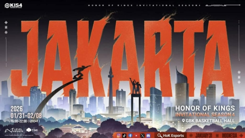 Jakarta Jadi Panggung Besar Honor of Kings Invitational Season 4 2026