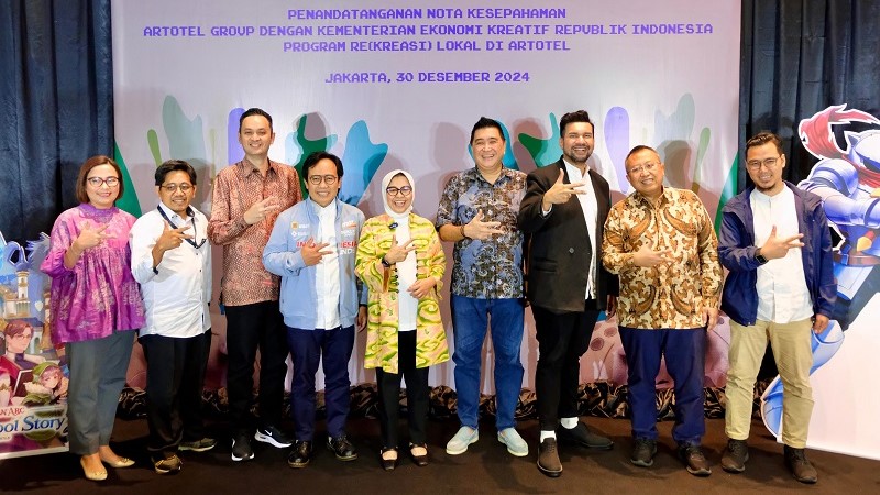Kemenekraf/Bekraf dan Artotel Indonesia Kolaborasi Promosikan Gim Lokal