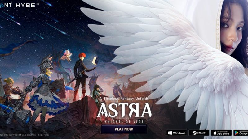 HYBE IM Resmi Luncurkan ASTRA: Knights of Veda secara Global