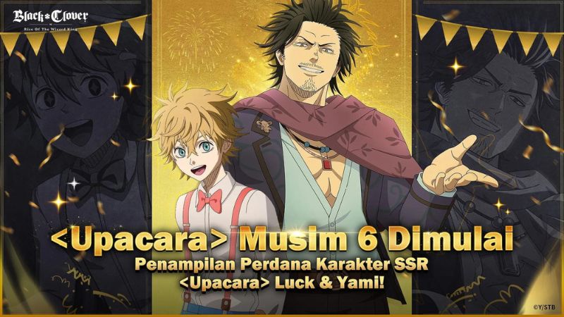 Black Clover M Season 6 Umumkan Karakter SSR Luck dan Yami