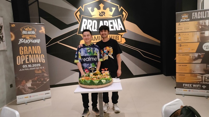 RRQ Arena Bandung Resmi Dibuka: Gaming Hub & Community Space untuk Generasi Muda