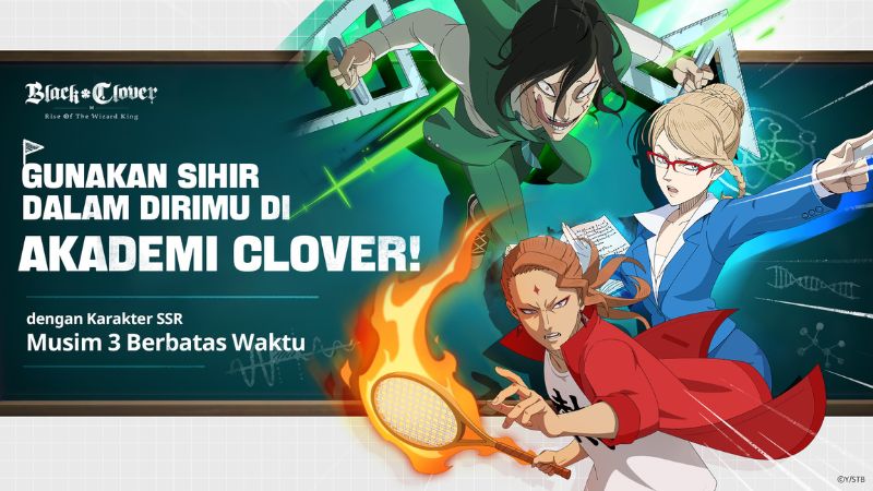 Season 3 Black Clover M: Rise of The Wizard King Hadir dengan Semester, Arena Event Baru, dan Karakter SSR Gratis!