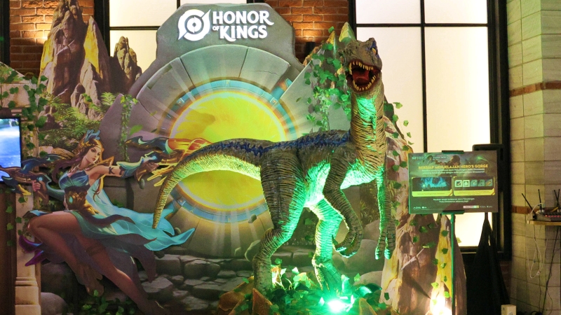 Honor of Kings Gelar Kolaborasi Epik dengan Jurassic World Rebirth di Jakarta