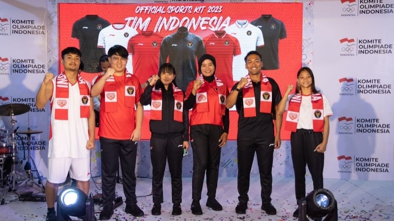 NOC Indonesia Rilis Jersey Resmi Timnas untuk Asian Games 2022