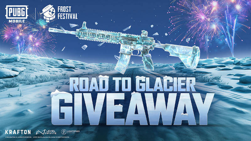 Giveaway Gila! PUBG Mobile Bagikan Empat Skin M416 Glacier Setara 50 Juta Rupiah!