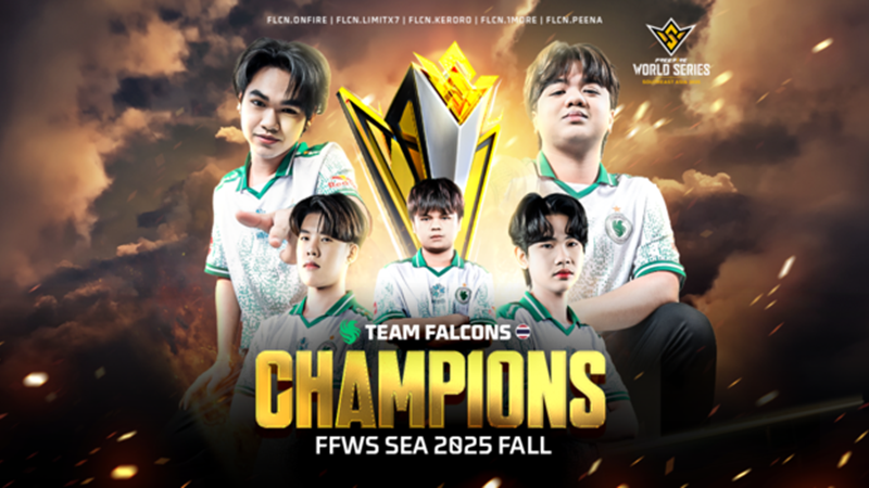Team Falcons Raih Gelar Ganda di FFWS SEA 2025 Fall
