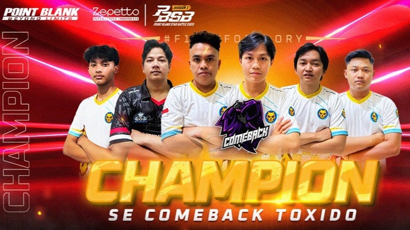 SE COMEBACK TOXIDO Juara PBSB Divisi 1 2025, Bukti Konsistensi Tim Veteran