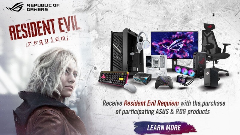 ASUS ROG Kolaborasi dengan Capcom, Bagi Game Resident Evil Requiem Gratis