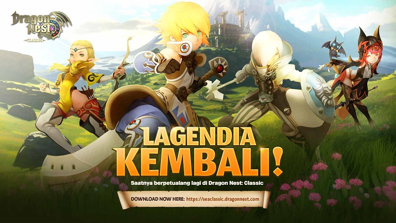 Dragon Nest Classic Resmi Hadirkan Server Asia Tenggara: Nostalgia dan Pertarungan Seru!