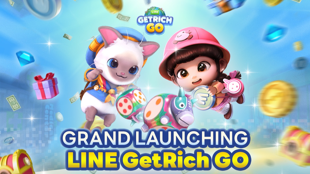 LINE+ Resmi Luncurkan LINE GetRich GO, Board Game Mobile Global Terbaru di iOS & Android