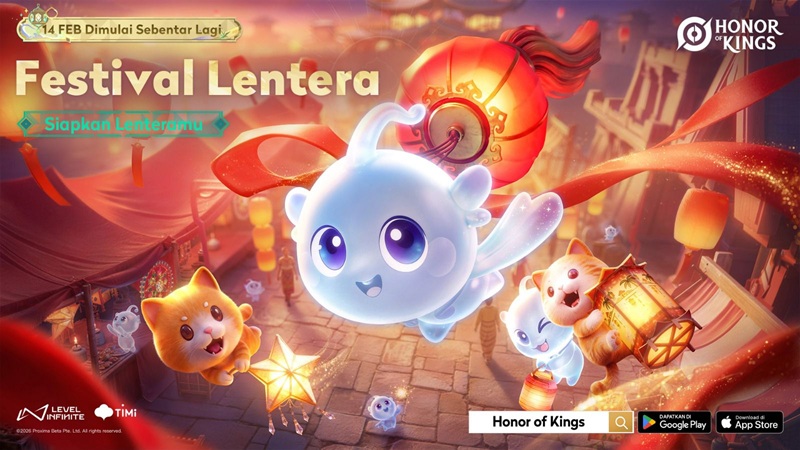 Honor of Kings Rayakan Spring Festival, Festival Lentera, dan Valentine dengan Deretan Skin Eksklusif