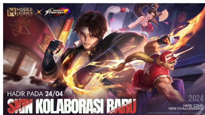 Mobile Legends: Bang Bang Rilis Skin Baru THE KING OF FIGHTERS ‘97! Buruan Koleksi!