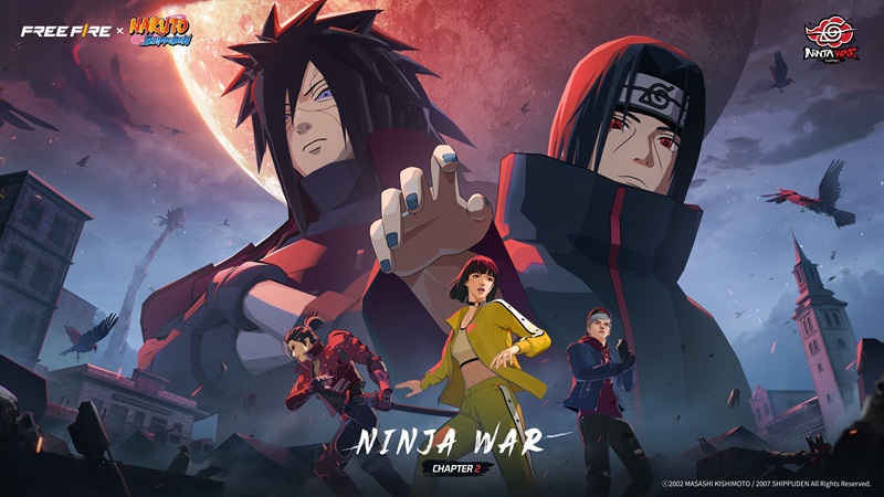 Pertarungan Epik Dimulai: Free Fire x NARUTO SHIPPUDEN Chapter 2 Hadirkan Perang Ninja yang Mengesankan