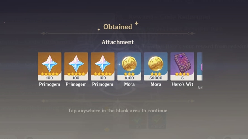 Kode Redeem Genshin Impact Terbaru: Dapatkan Hadiah Gratis!