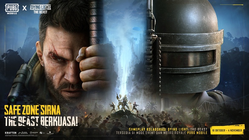 PUBG MOBILE x Dying Light: The Beast Hadirkan Mode Zombie Eksklusif hingga 4 November