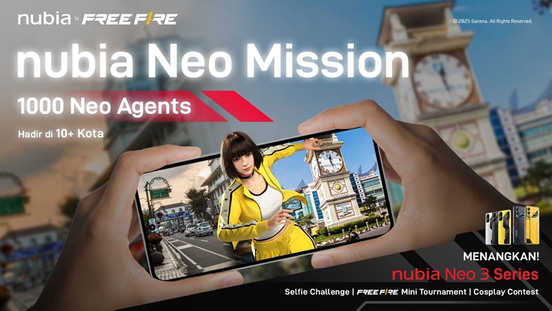 Come, Snap, Win: nubia Neo Mission Tawarkan Hadiah Menarik di 10+ Kota Indonesia