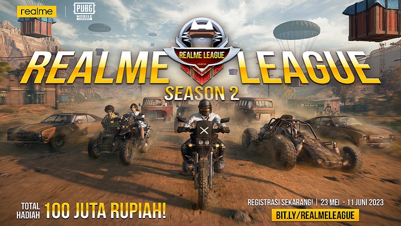 realme Hadirkan Lagi REALME LEAGUE S2 untuk Player Amatir PUBGM