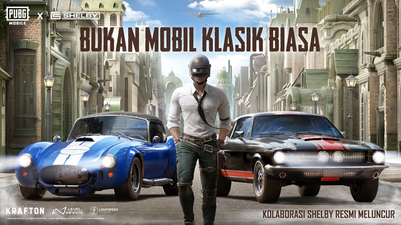 PUBG MOBILE Hadirkan Kolaborasi dengan Shelby American: Sensasi Balap di Medan Tempur