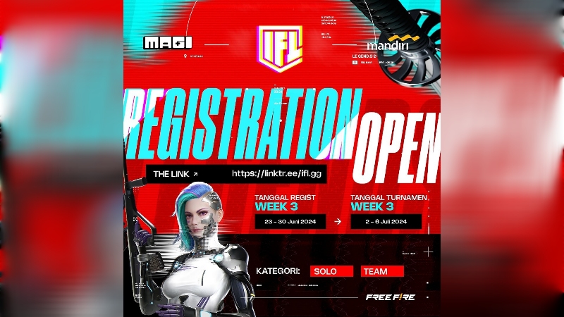 International Female Legends (IFL) Season 2 Gandeng Bank Mandiri! Turnamen Esports Khusus Wanita Dengan Prize Pool Rp 1 Miliar!