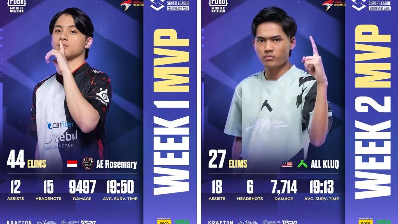 AE Rosemary dan ALL Kluq Raih Gelar MVP di PMSL SEA Fall 2024 di Week 1 & 2