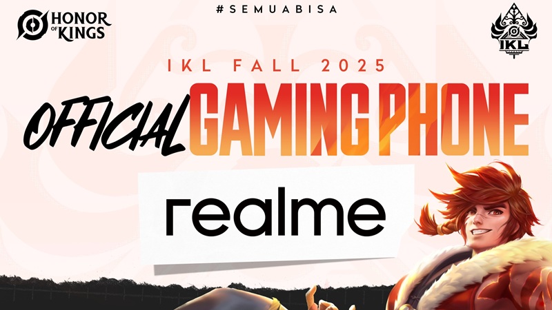 realme Kembali Jadi Official Gaming Phone di IKL Fall 2025, Siap Dukung Talenta Muda Indonesia