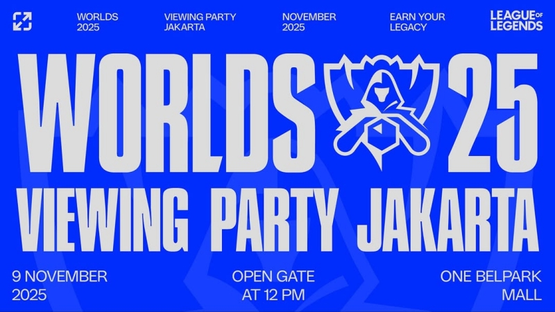 Antusiasme Komunitas LoL Indonesia Memuncak di Worlds 25 Viewing Party One Belpark Mall