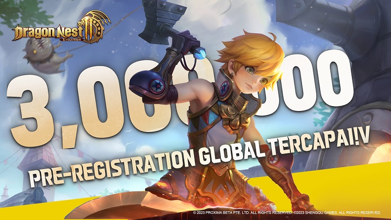 Belum Rilis,  Dragon Nest 2: Evolution Rayakan 3 Juta Registrasi