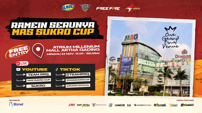 Ini Dia 12 TIM yang Akan Bertarung di Grand Final MAS SUKRO CUP 2024!