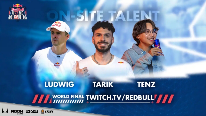 Final Dunia Red Bull Home Ground Dimeriahkan Co-Streamer Ludwig, Tarik, dan TenZ