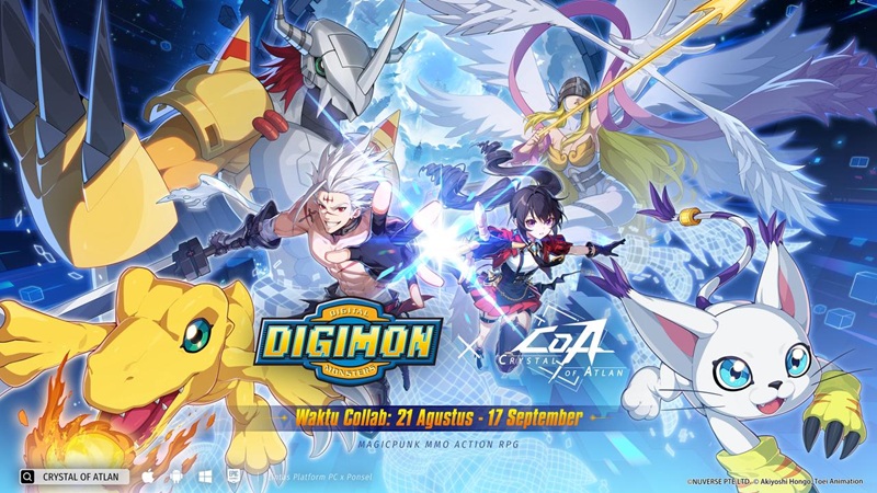 Kolaborasi Crystal of Atlan x Digimon Adventure, Satukan Nostalgia dan Petualangan Digital