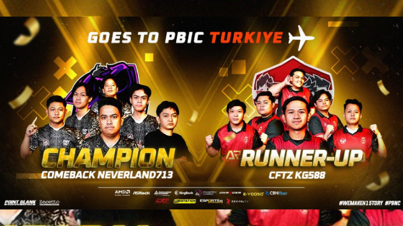 Sukses Besar di PBNC XV: Comeback Neverland713 dan CFTZ KG588 Melaju ke PBIC 2025