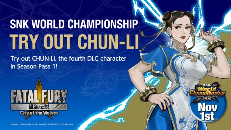 FATAL FURY Hadirkan Demo DLC Chun-Li di SNK World Championship 2025 di DreamHack Atlanta