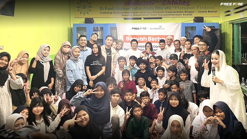 Free Fire Resmikan Donasi Untuk Renovasi Panti Asuhan Dalam Event Booyah Berbagi