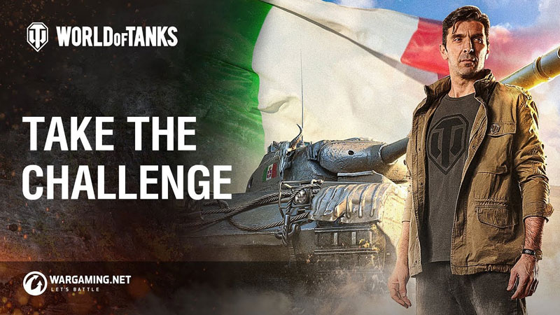 Buffon Pimpin Armada Tank Italia di World of Tanks