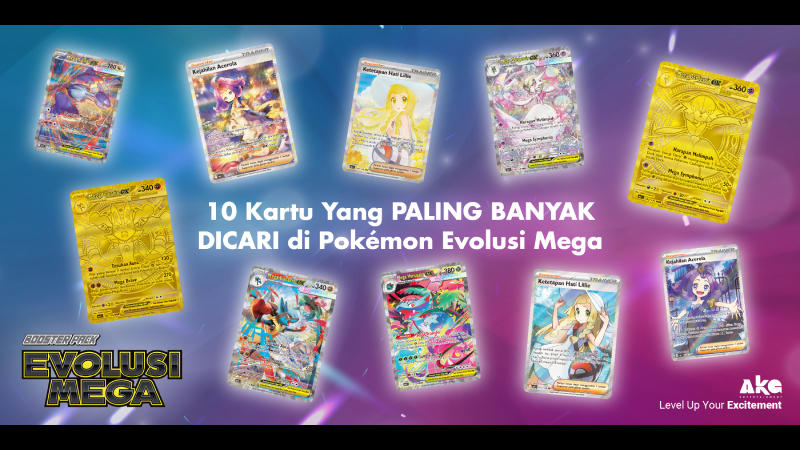 10 Kartu Terbaik dari Set Evolusi Mega: Kombinasi Kekuatan dan Koleksi Premium