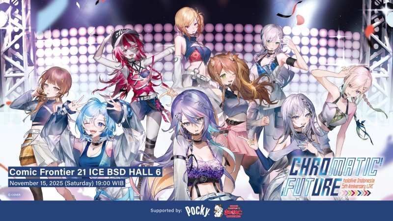 hololive Indonesia Gelar Konser Offline Perdana: Chromatic Future di ICE BSD